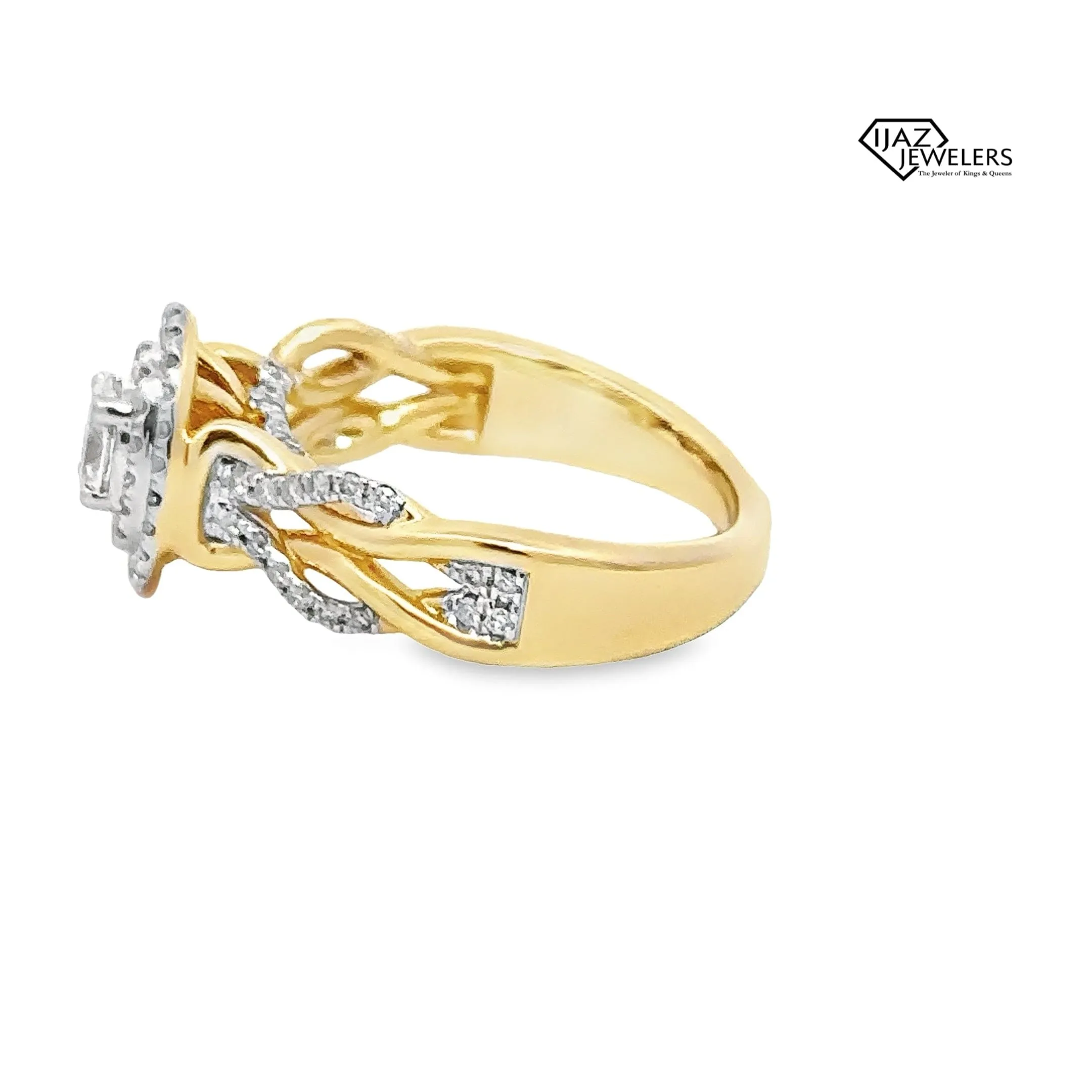 10K Gold 1.01 CTW Diamond Ladies Ring