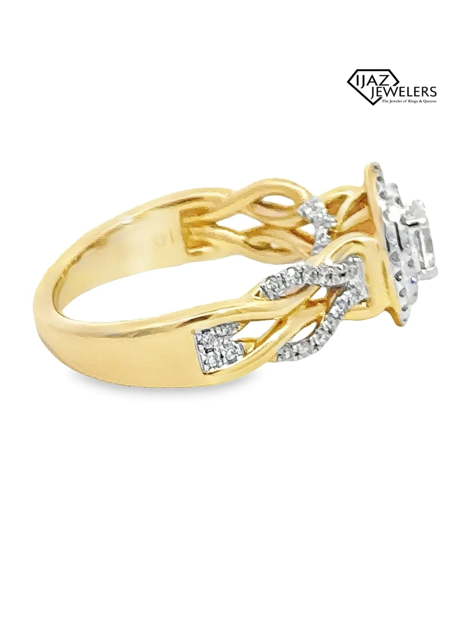 10K Gold 1.01 CTW Diamond Ladies Ring