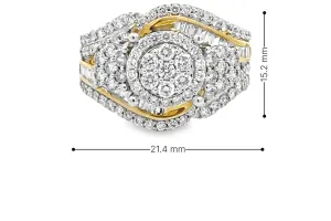 10K Gold 1.45 CTW Diamond Ladies Ring