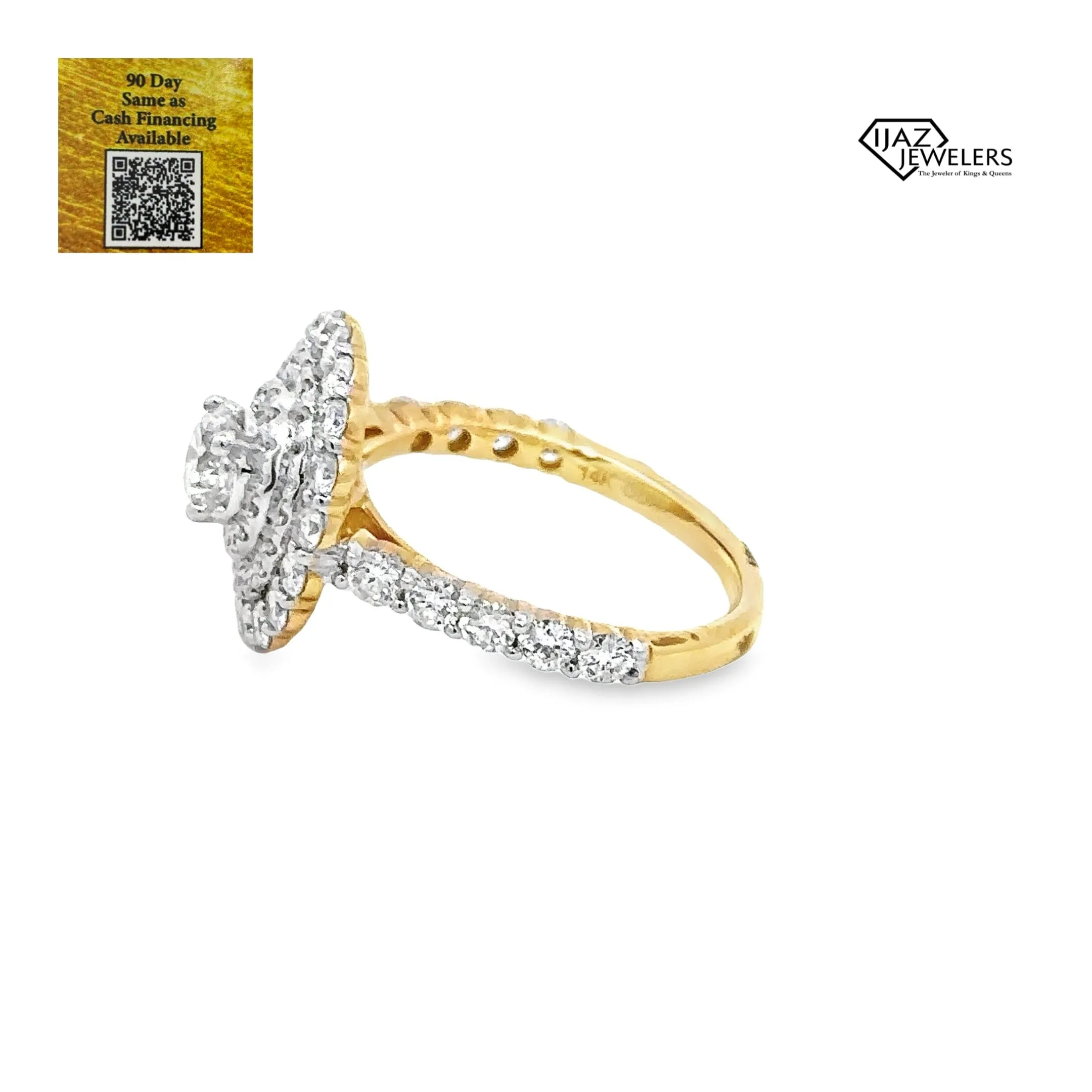 14K Gold 2.49 CTW Diamond Ladies Ring