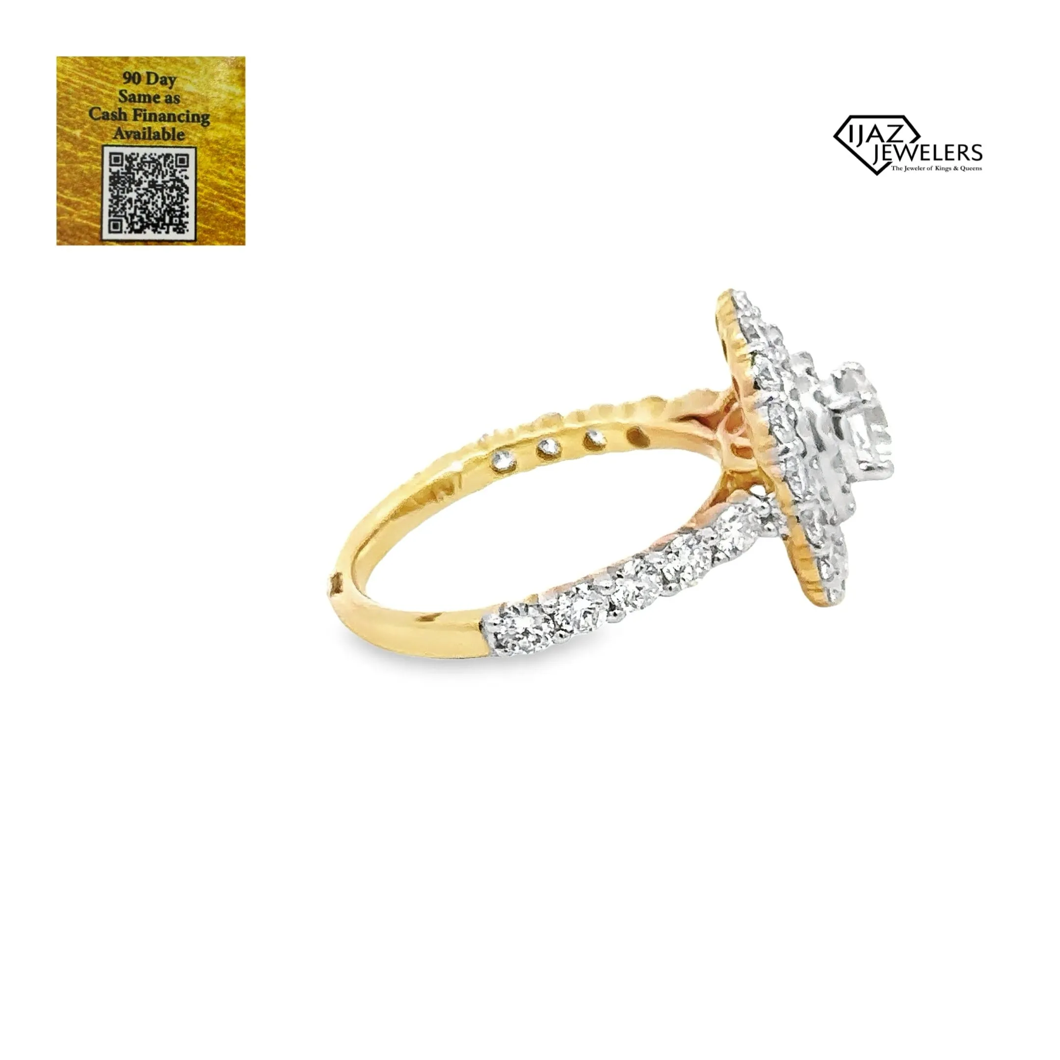 14K Gold 2.49 CTW Diamond Ladies Ring