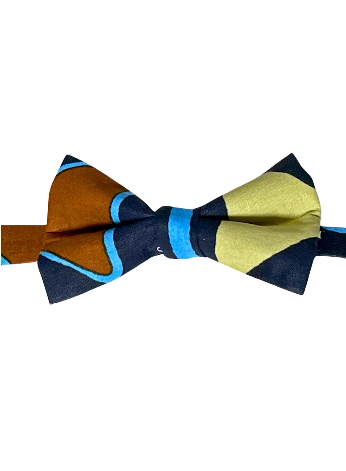 African Print Bow Tie with Pocket Square