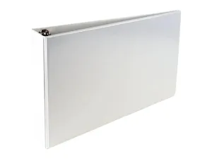 Alpha Presentation Binder 2 Rings A3 Landscape, 50mm Spine, White (206-A3)