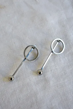 Art deco drop studs