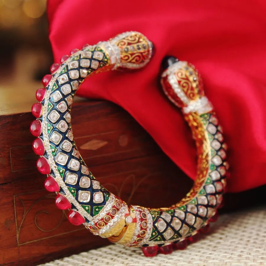 Bangle with Polkies and Chetum