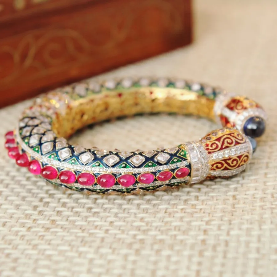 Bangle with Polkies and Chetum