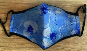 Blue Poppies Face Mask