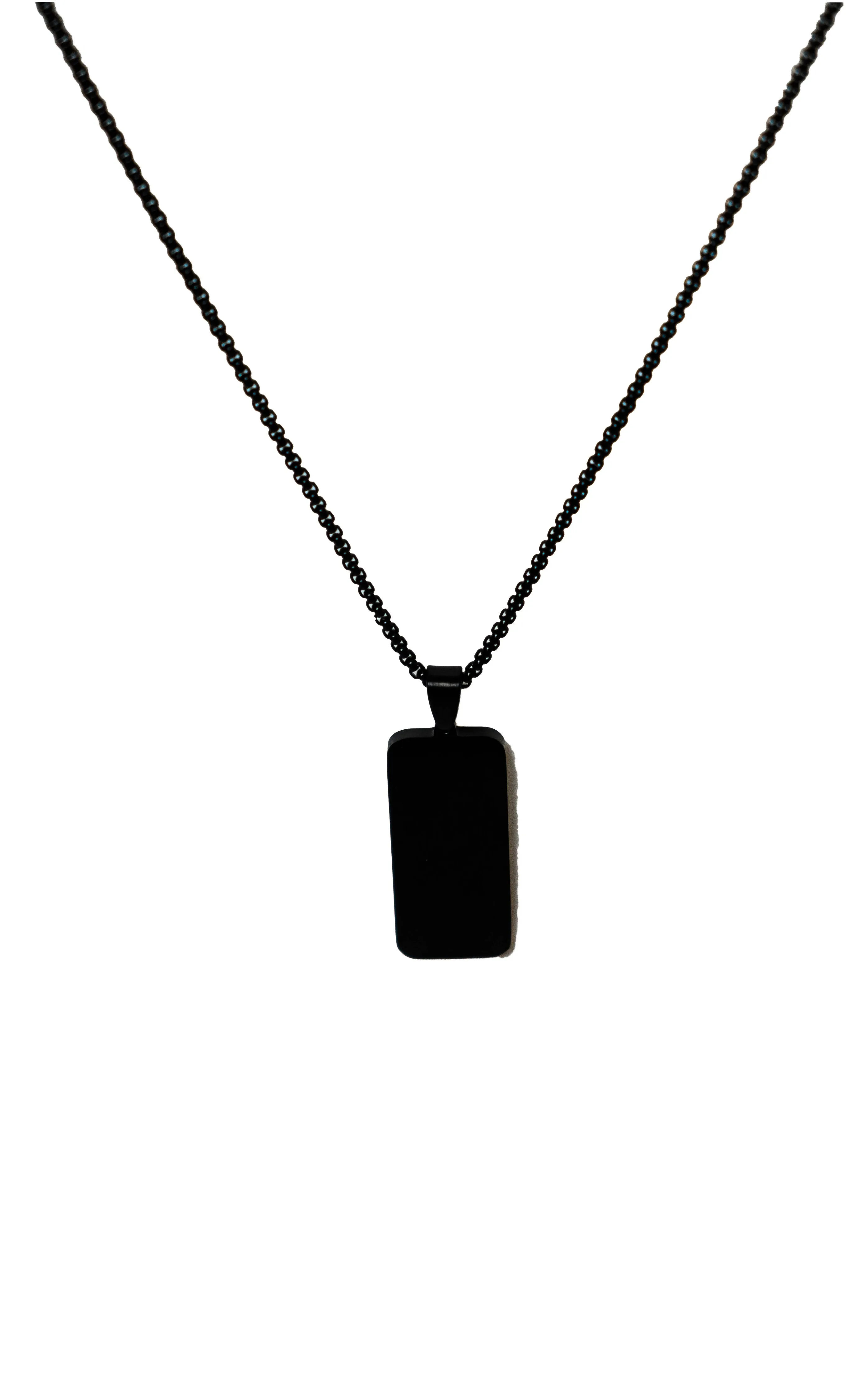 Chokore Laser-engraved Pendant with Box chain