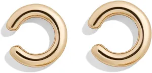 Gold Ear Cuff Earrings for Women Chunky Round Huggie Ear Cuff Earrings No Piercing Clip on Wrap Earring Cartilage Clip Earrings Party Jewelry