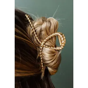 Gold Metal Hair Clip