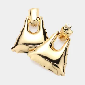 iLLASPARKZ Abstract Metal Clip On Earrings