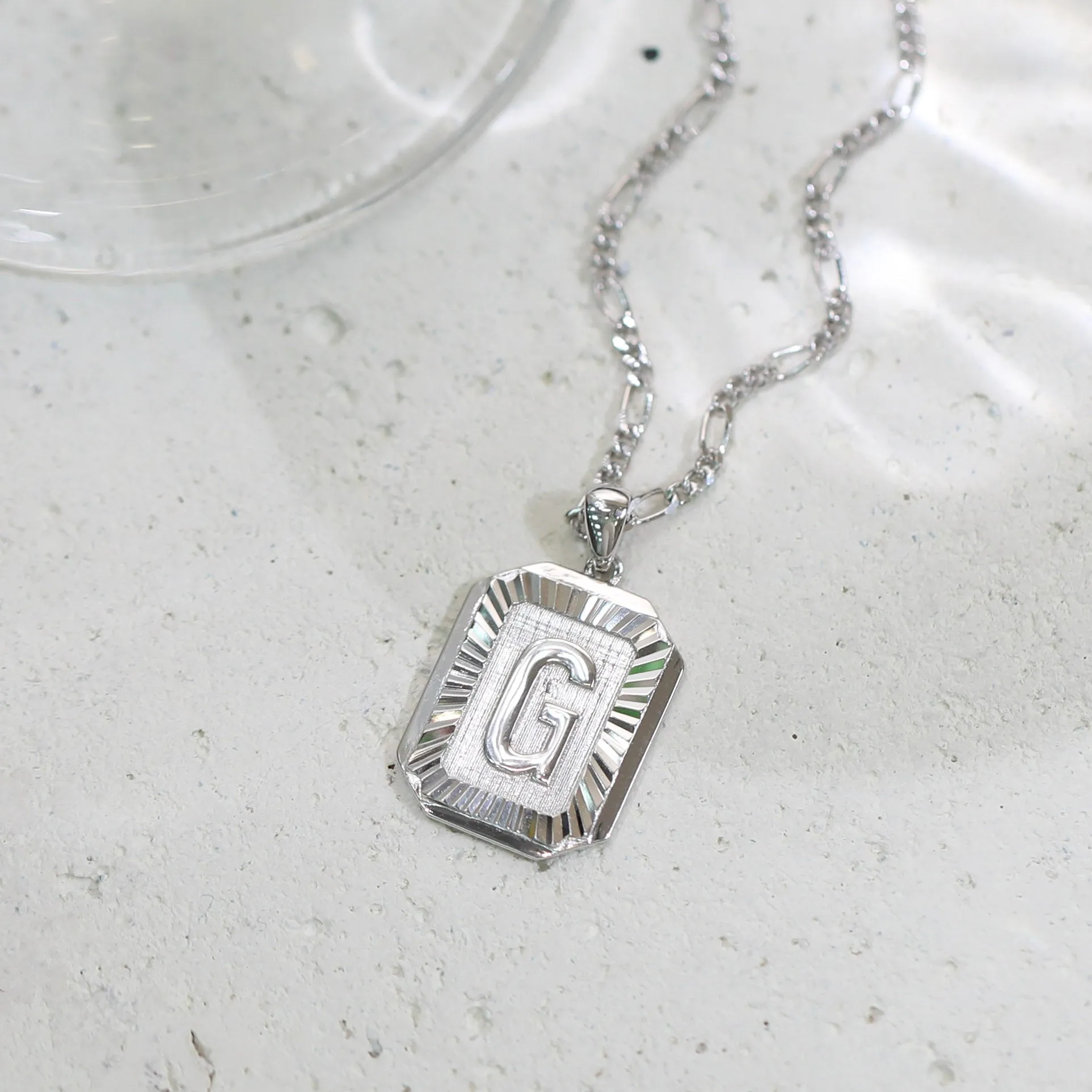 Letter Pendant Necklace