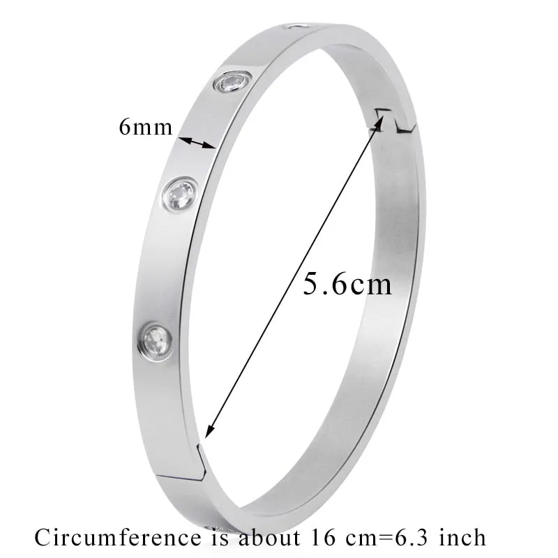 Lovers Bracelets Woman Bracelets Stainless Steel Bangles