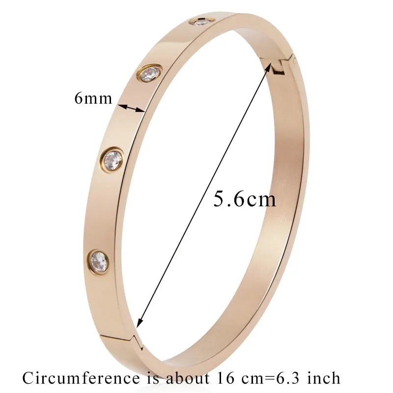 Lovers Bracelets Woman Bracelets Stainless Steel Bangles