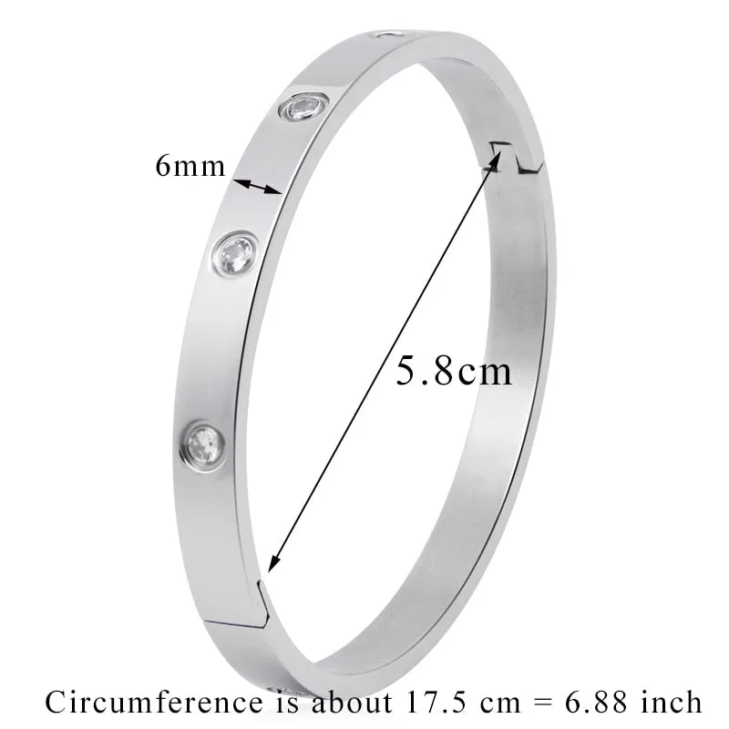 Lovers Bracelets Woman Bracelets Stainless Steel Bangles