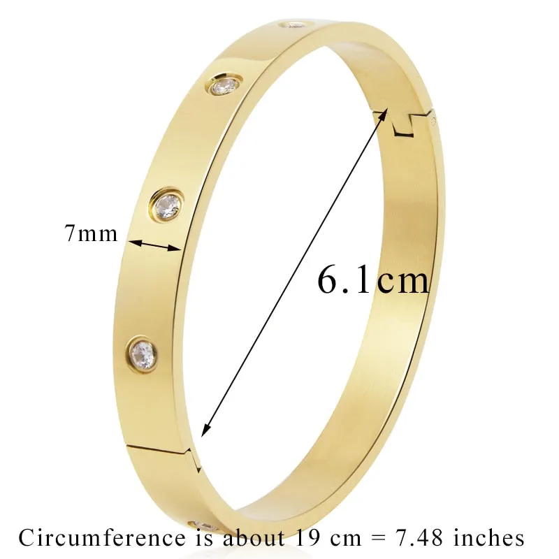 Lovers Bracelets Woman Bracelets Stainless Steel Bangles