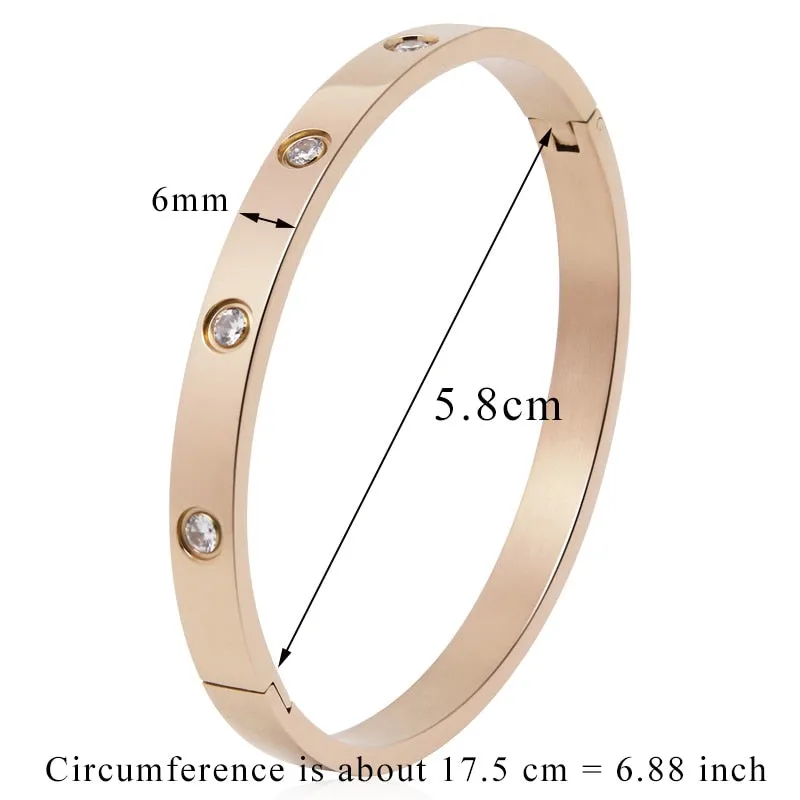 Lovers Bracelets Woman Bracelets Stainless Steel Bangles