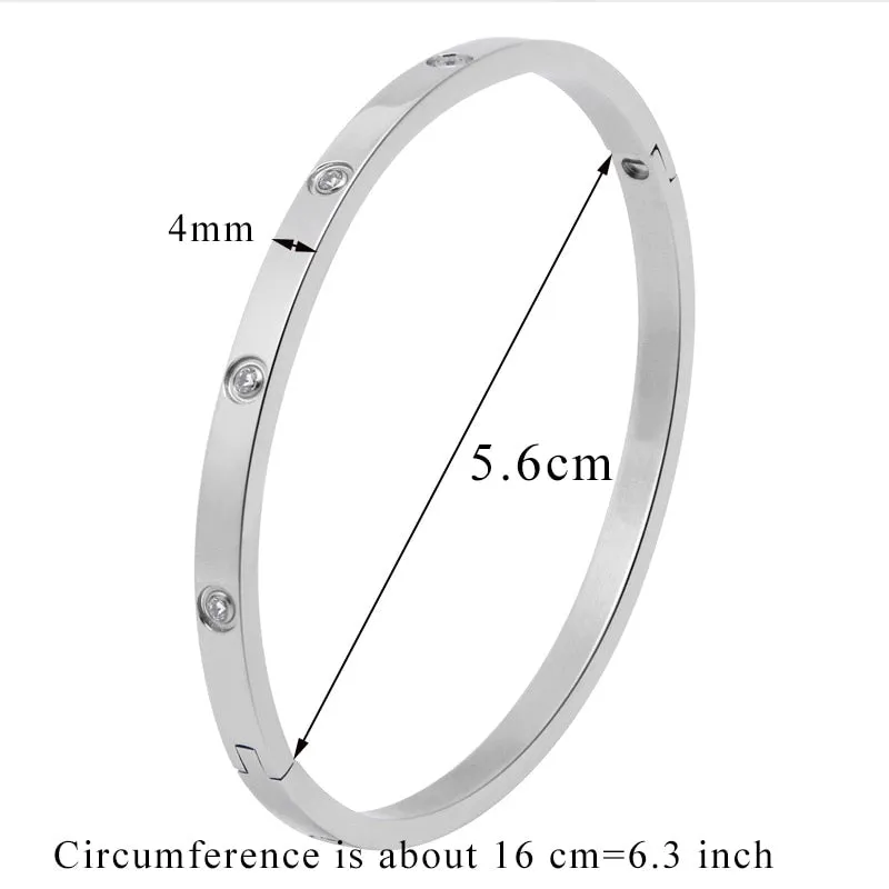 Lovers Bracelets Woman Bracelets Stainless Steel Bangles