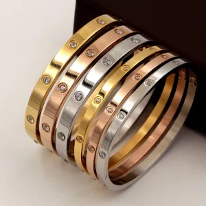 Lovers Bracelets Woman Bracelets Stainless Steel Bangles
