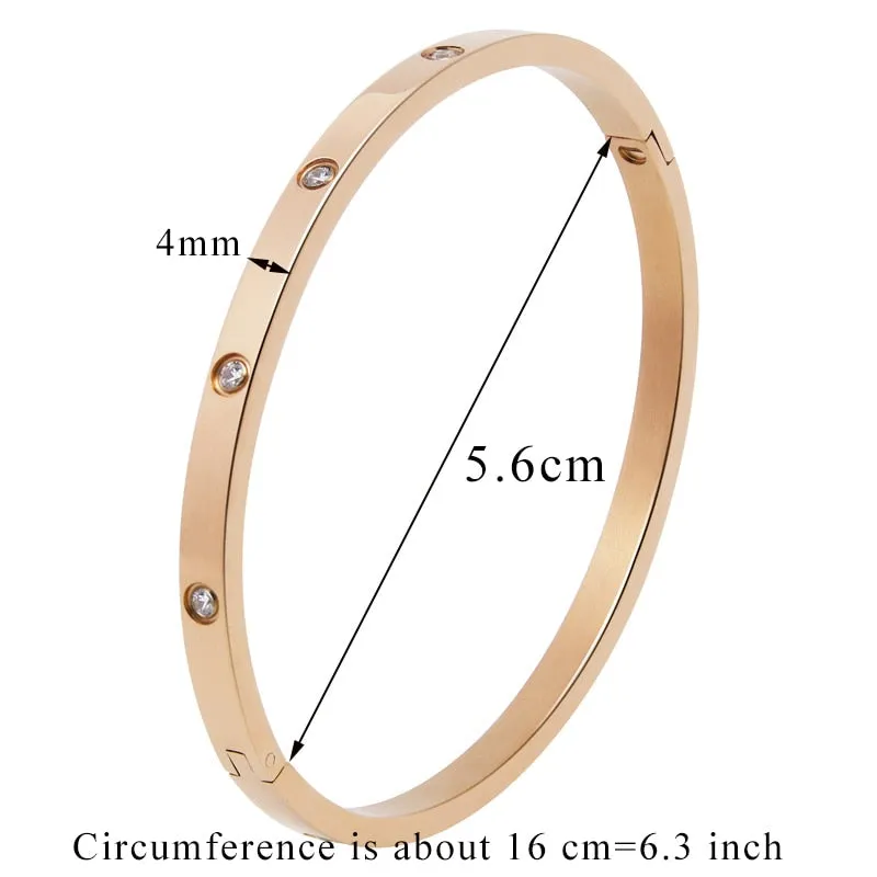 Lovers Bracelets Woman Bracelets Stainless Steel Bangles