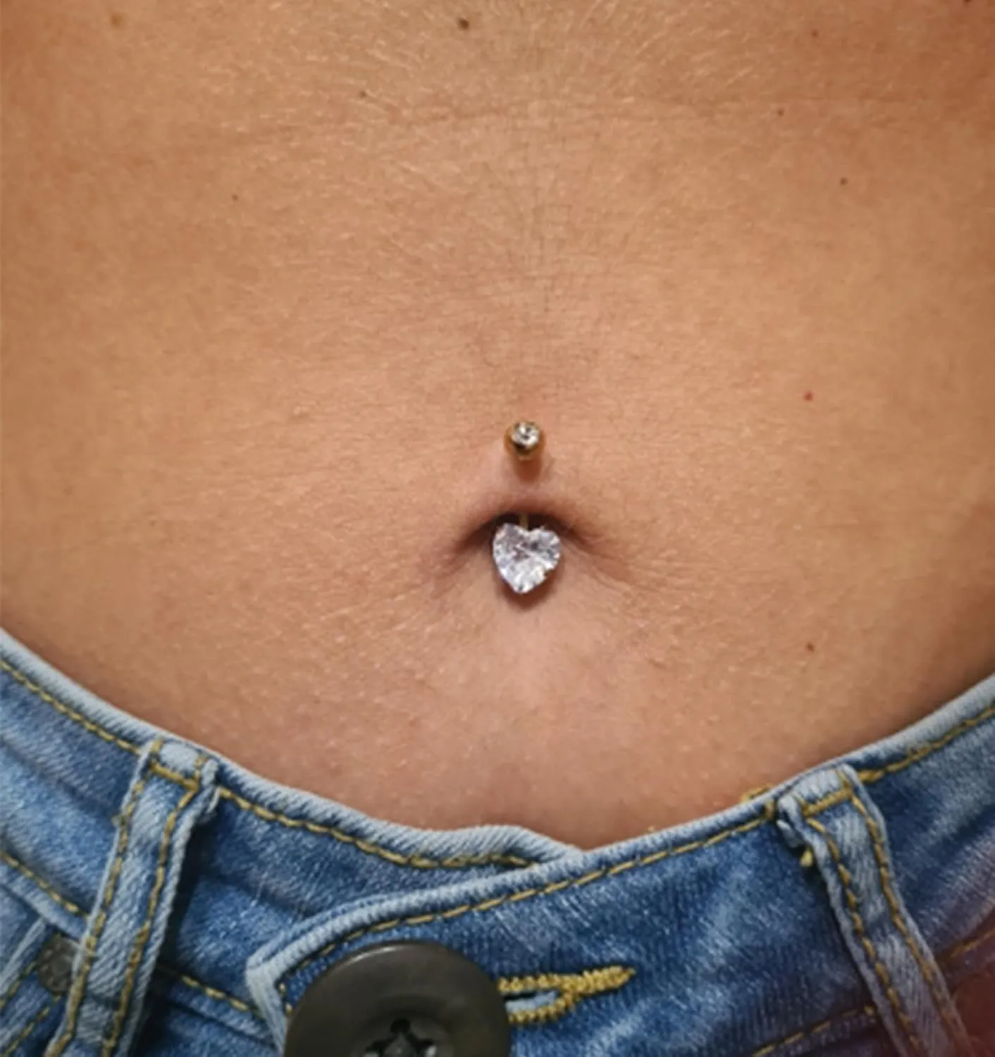 MODRSA Belly Button Ring Surgical Steel Belly Rings for Women Hypoallergenic Belly Button Rings Clicker Belly Button Ring Belly Piercing Silver Rose Gold Pink Black Navel Rings for Women
