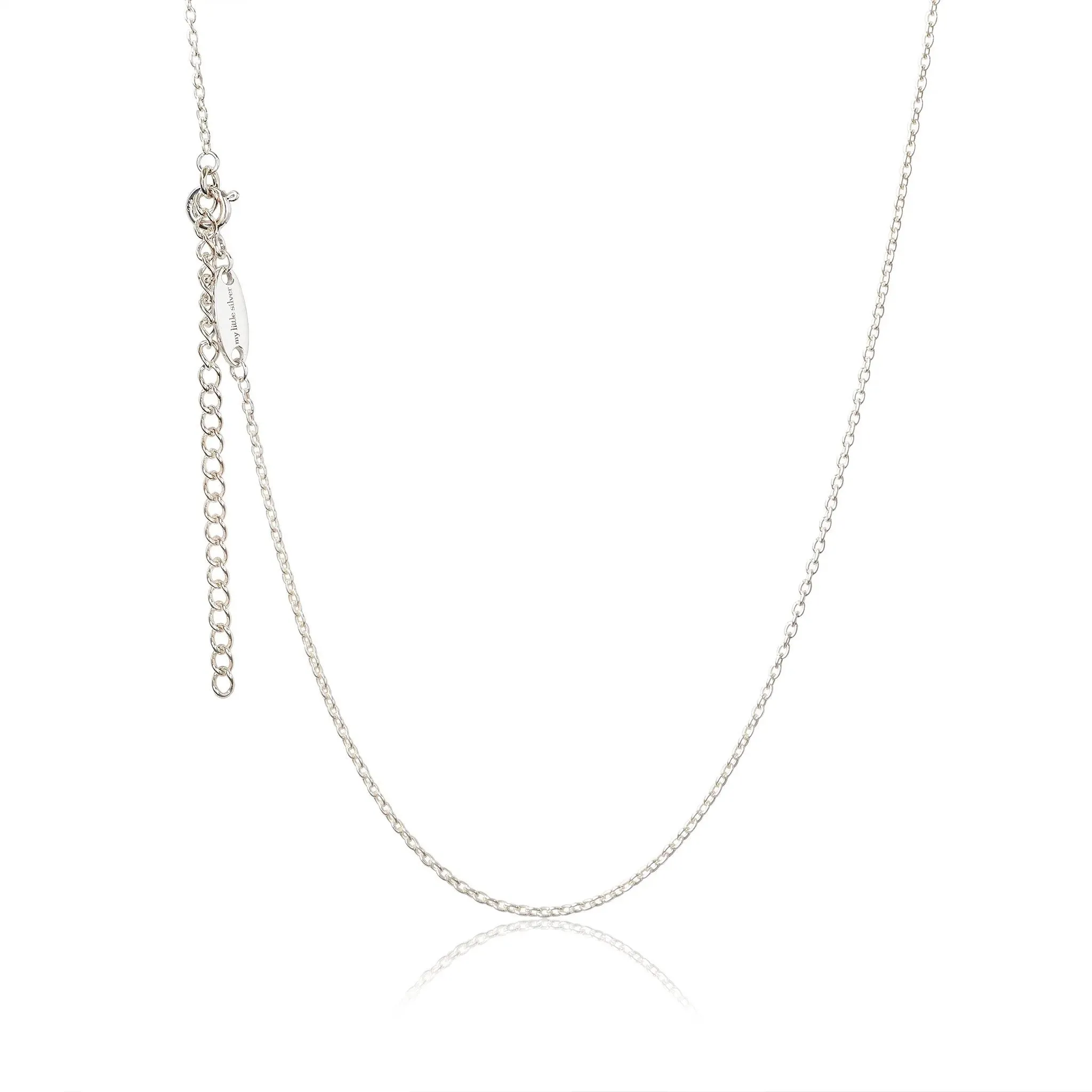 My Little Silver Sparkle Heart Pendant & Necklace - Sterling Silver