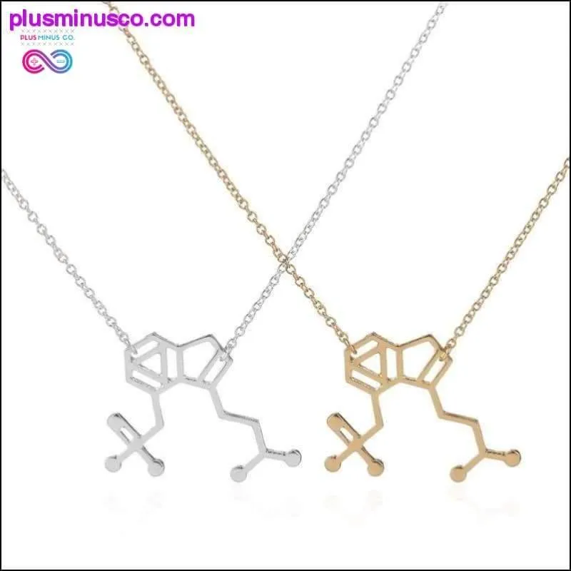 PlusMinus Mushrooms Molecule Structure Necklace for Women