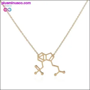 PlusMinus Mushrooms Molecule Structure Necklace for Women