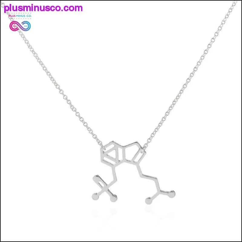 PlusMinus Mushrooms Molecule Structure Necklace for Women