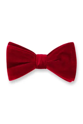 "Gala" Red Velvet Bow Tie "Gala" Red Velvet Bow Tie