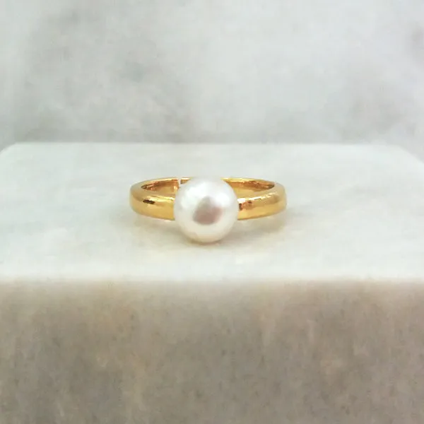 White Pearl Maxi Ring